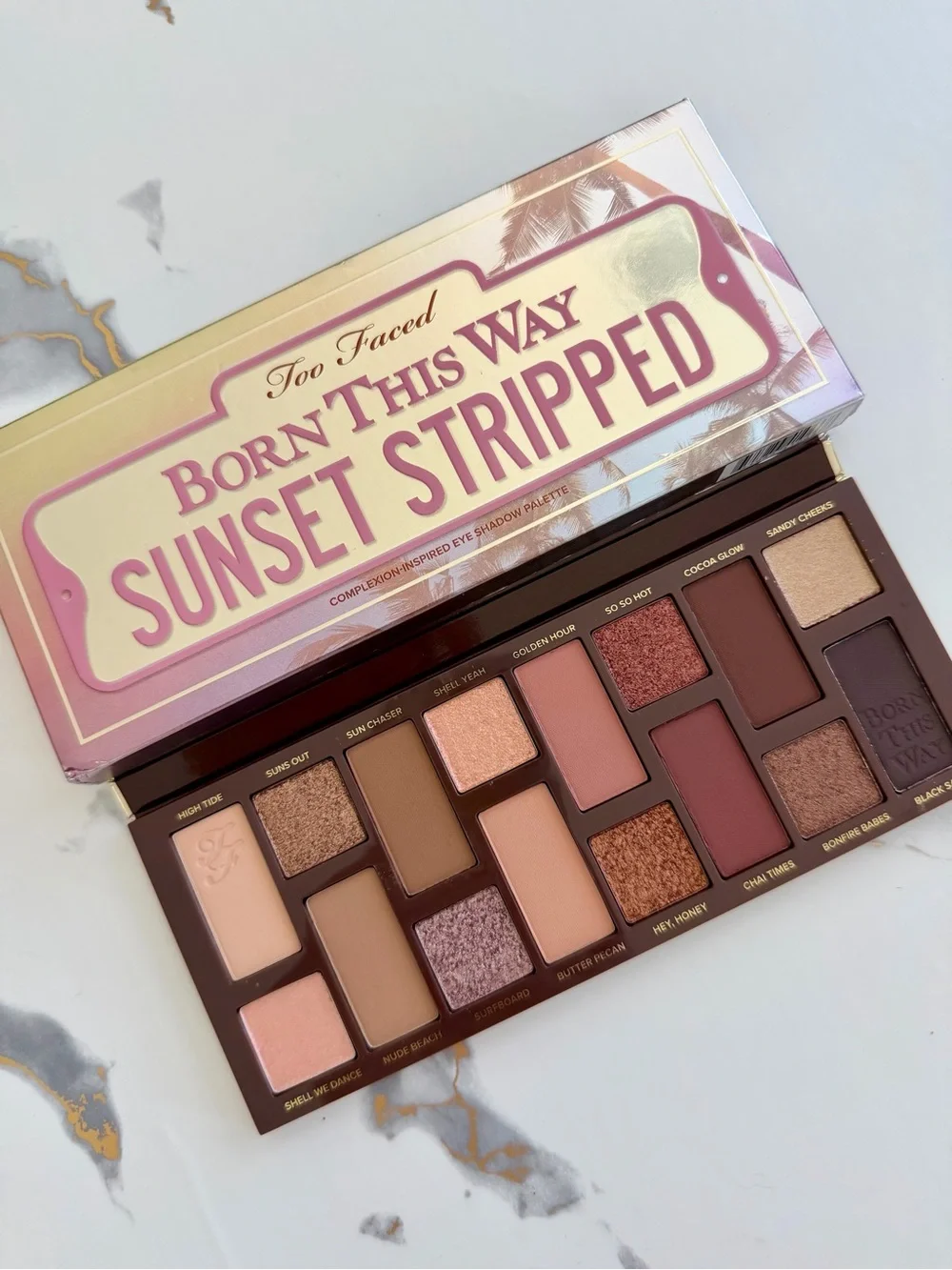 NIB Too Faced Born This Way Sunset Stripped Eyeshadow Palette